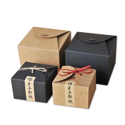 Customized Packaging Kraft Paper Box With Matte Lamination Surface Treatment