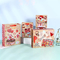 Ribbon Handle Christmas Kraft Paper Bags Decorating Paper Bag For Valentine'S Day
