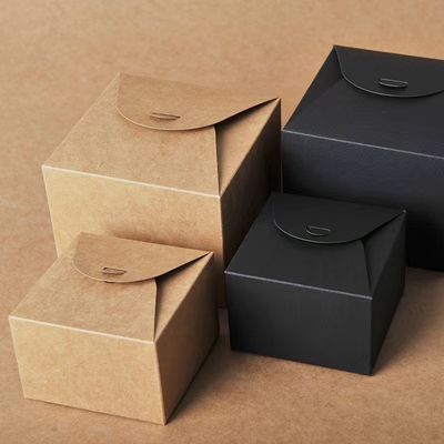 Customized Logo Packaging Kraft Paper Box Foldable