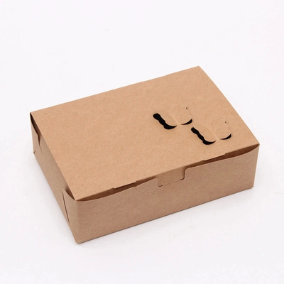 Customized Logo Packaging Kraft Paper Box Foldable