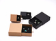 ISO9001 120gsm Black Matt Kraft Paper Drawer Box With Handles