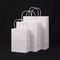 Flexo Printing Flat Handle Brown Paper Grocery Bags 12x7x17cm