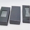 CDR AI PSD Black Rectangular Cardboard Gift Box With Transparent Lid