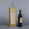 100gsm To 130gsm Personalized Paper Wine Bags With Clear Window
