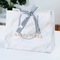 IS09001 Personalize LOGO Marble Paper Bag Paper Delivery Bags With Handles