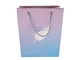 27cm*20.3cm*11cm Gravure Printing Cosmetic Paper Bags With Button