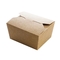 CMYK Pantone Kraft Pasta Salad Box OEM ODM Disposable Paper Lunch Box