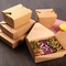 CMYK Pantone Kraft Pasta Salad Box OEM ODM Disposable Paper Lunch Box