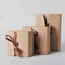 1800gsm Chocolate Kraft Paper Candy Boxes Bow Tie Wedding Party Favor Boxes