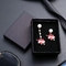 Black Paper Jewellery Packaging Jewelry Box For Earrings And Necklaces