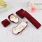 Pendant Necklace Paper Jewellery Packaging 10x10x3.5cm Velvet Engagement Ring Box