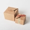 Soap 350gsm Packaging Kraft Paper Box Recycle Handmade Vintage Cardboard Craft Box