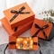 ISO9001 Folding Double Door Gift Box 1200-1400gsm Wedding Cardboard Box