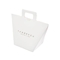 Custom Logo White Kraft Present Paper Bags 9.5*9*12cm French Gift Bag With Ribbon